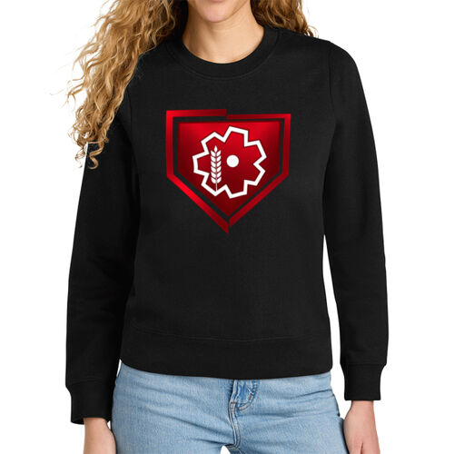 D2 - District DT6105 Women's V.I.T. Fleece Crew Thumbnail