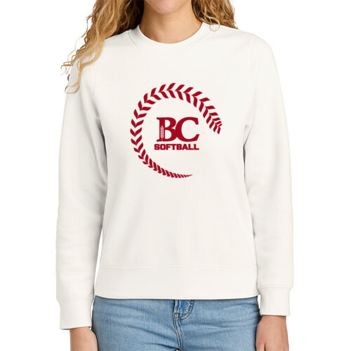 D4 - District DT6105 Women's V.I.T. Fleece Crew Thumbnail